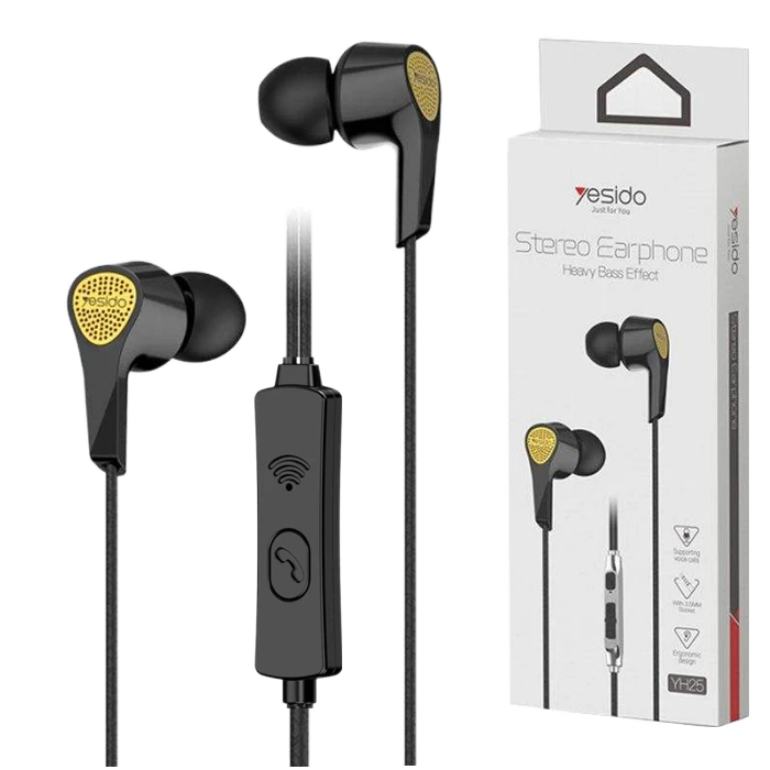 هندزفری سیمی یسیدو مدل YH-25
