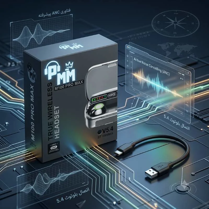 هدفون بلوتوثی پی ام ام مدل M100 PRO MAX